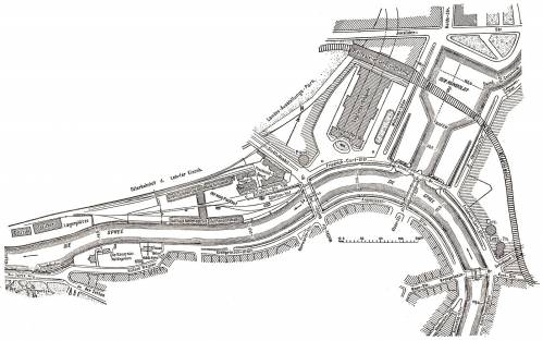Humboldthafen und neuer Packhof 1896, Wikimedia Commons