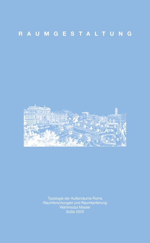 Abb. Cover: Paul Marie Letarouilly, Vue interieure des Jardins Farnese_x 38, in: Edifices Modernes de Rome, 1840