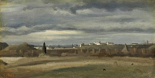 Jean-Baptiste Camille Corot,  "Campagne romaine. Le Monte Testaccio" - Public domain, via Wikimedia Commons,  © 2015 RMN-Grand Palais (musée du Louvre) / Mathieu Rabeau