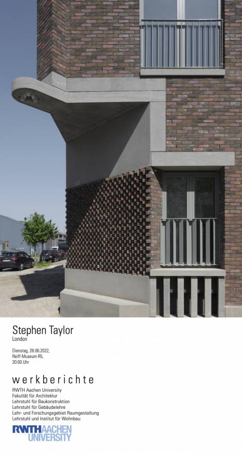 Werkberichte Stephen Taylor Architects