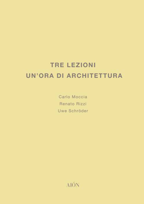 tre Lezioni. Cover